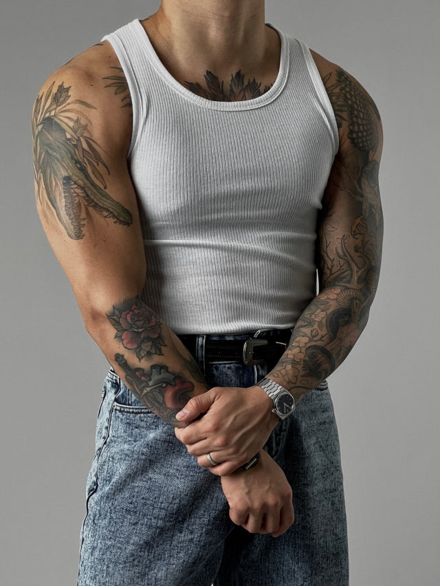 Rib Stretch Tank Top
