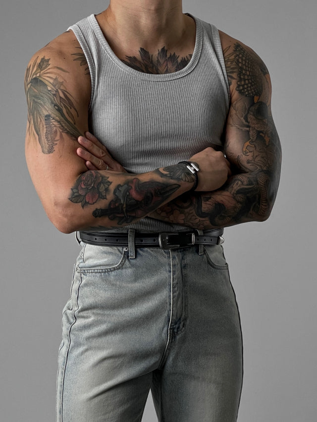 Rib Stretch Tank Top