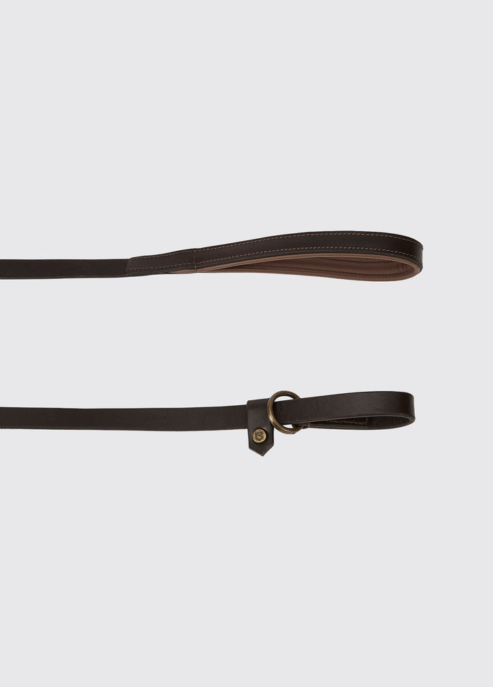 Riley 5ft Leather slip lead - Mahogany