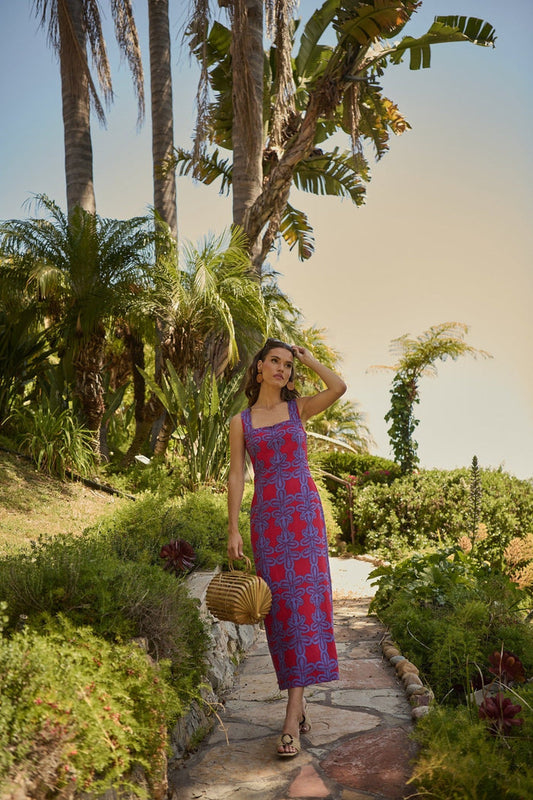 Rory Abstract Troy Maxi Dress