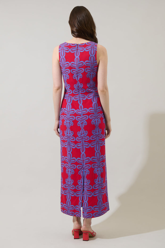 Rory Abstract Troy Maxi Dress