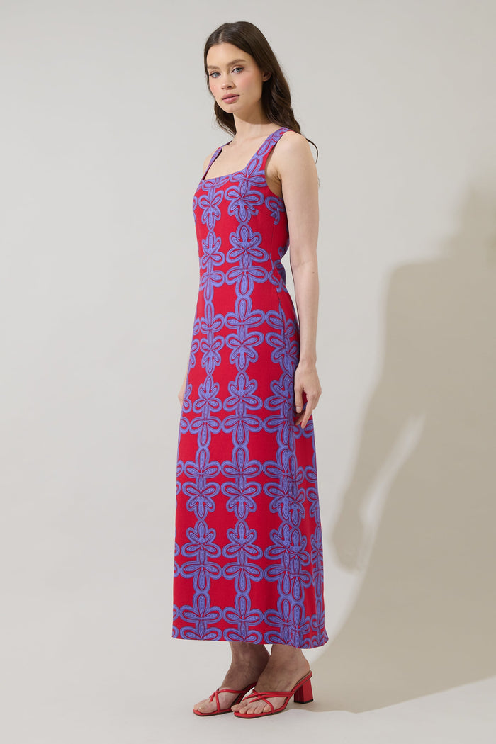 Rory Abstract Troy Maxi Dress