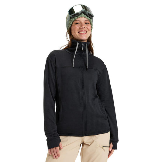 Roxy Vertere Full Zip Fleece - True Black