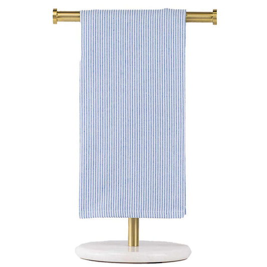 RS - Seersucker Hand Towel - Blue