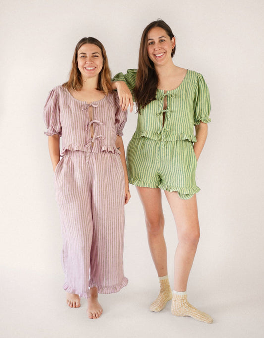Ruffle Brunch Set PDF Immediate Download Sewing Pattern, Matchy Matchy Sewing Club