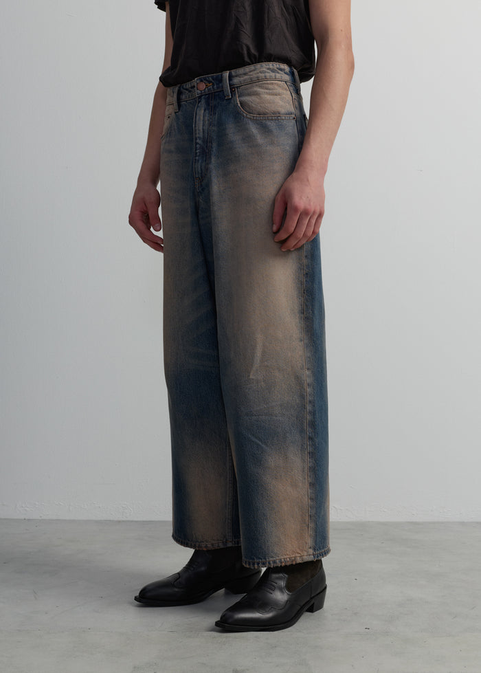 RUST BARREL JEANS