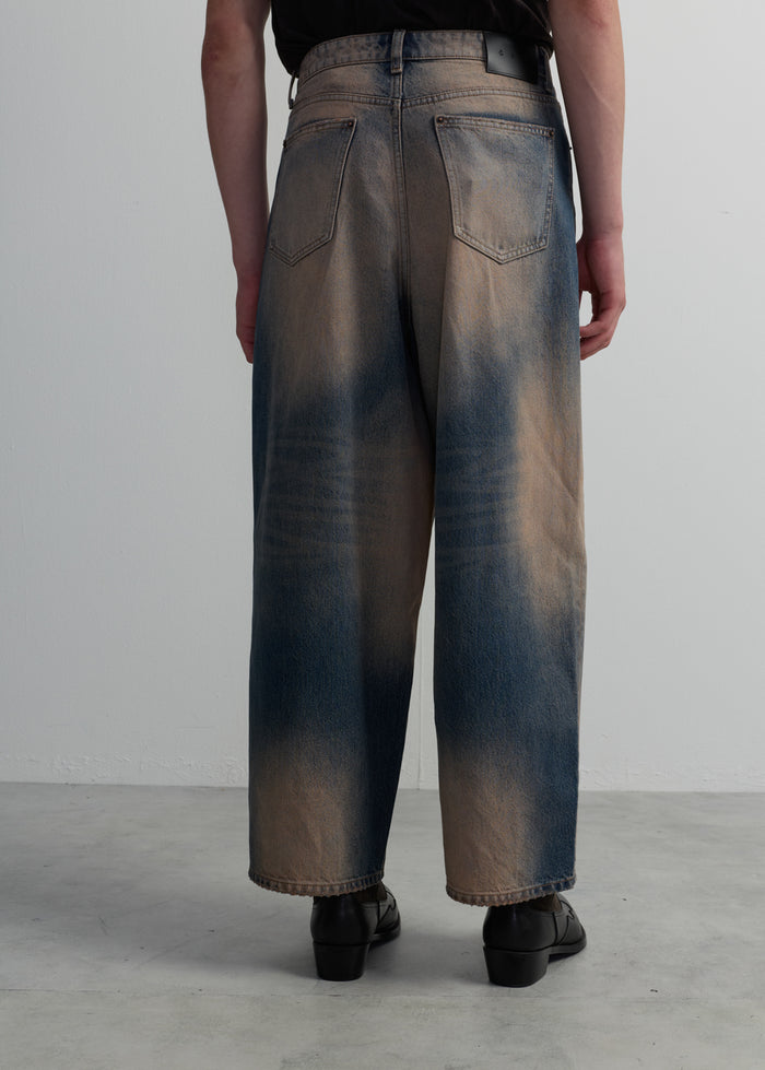 RUST BARREL JEANS
