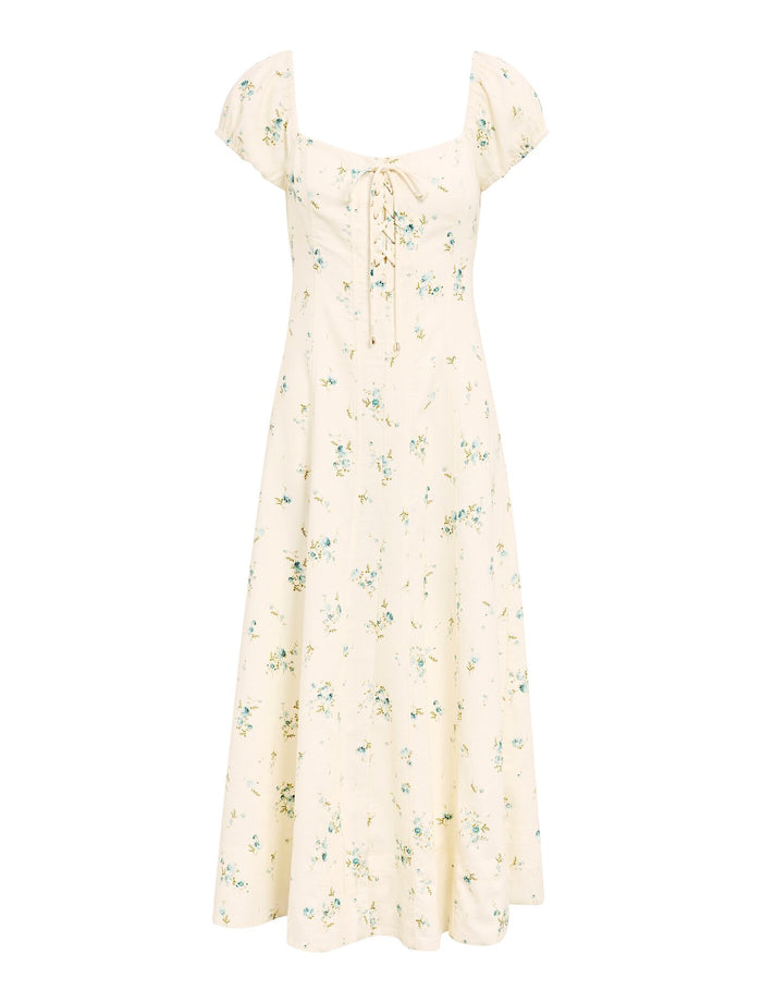 Sallie Tie Front Midi Dress Forever New