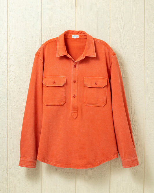 Salt Washed Knit Macarthur in Burnt Orange