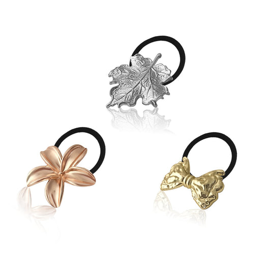SANAS metal rubber band hair ties for women hair accessories for women 3 pcs