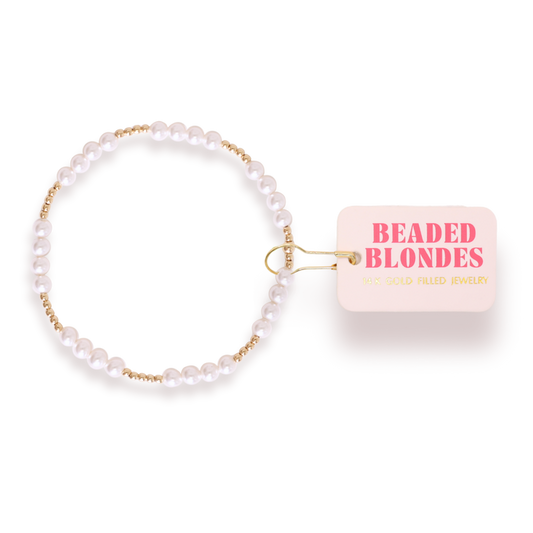 Scottie Bracelet in Gold with Pearl