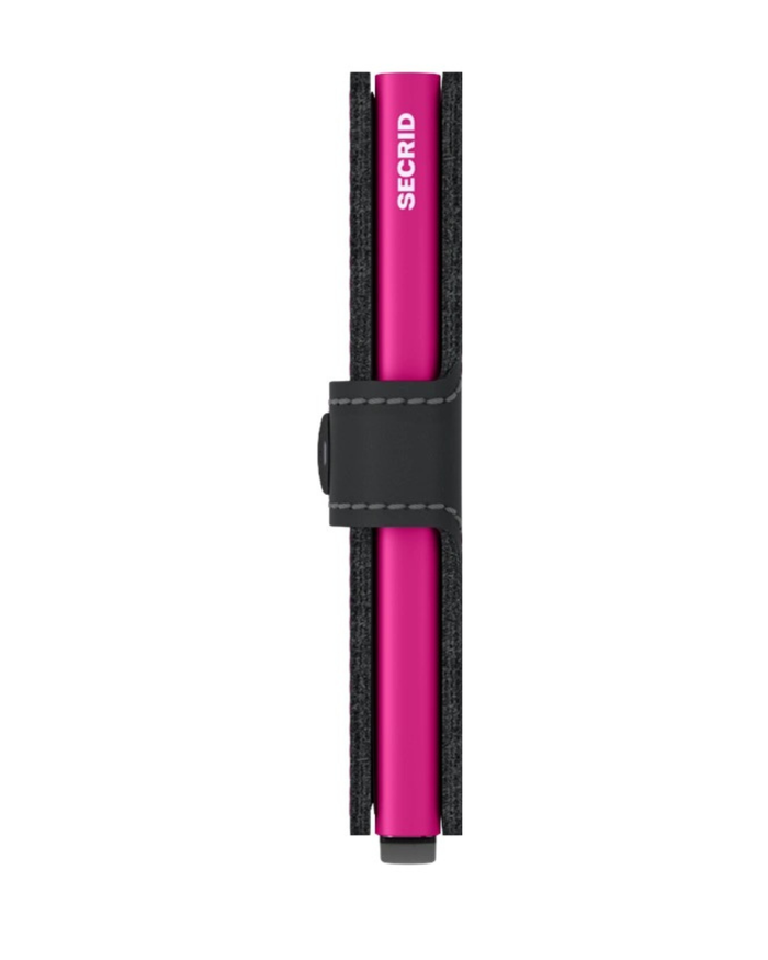 Secrid Wallet Matte Black & Fuchsia