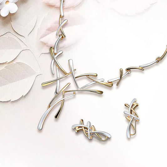 SET656 - Metallic Tone Fashion Jewellery Set