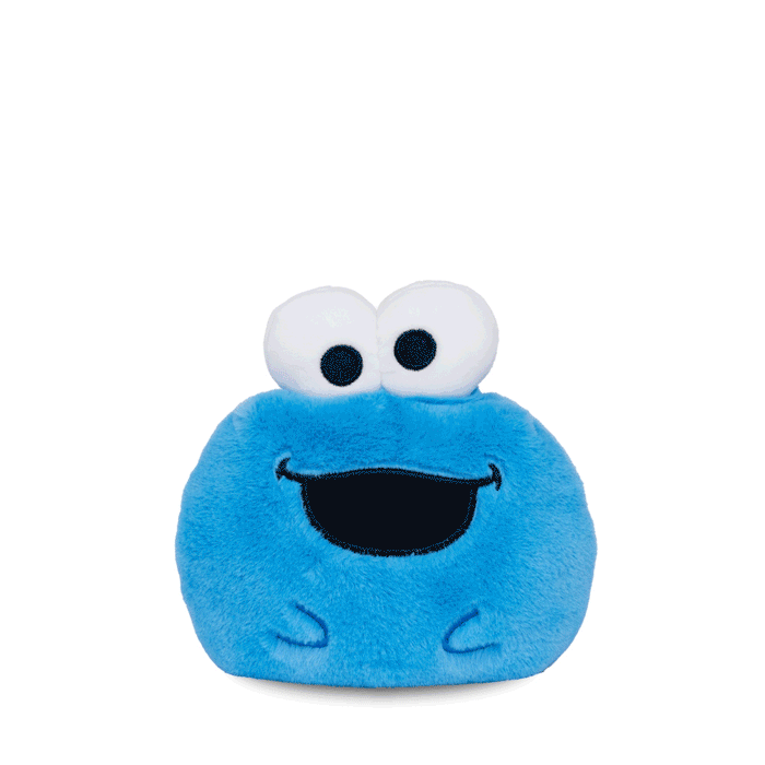Share Bear & Cookie Monster 4" Reversible Plushie flip GIF
