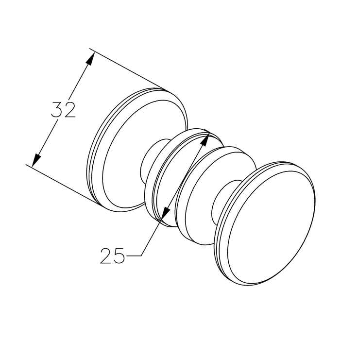 SHOWER DOOR KNOB - Image 3