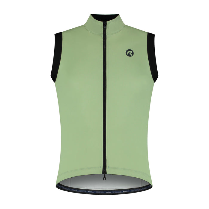 Rogelli Signature windstopper heren saliegroen voorkant.