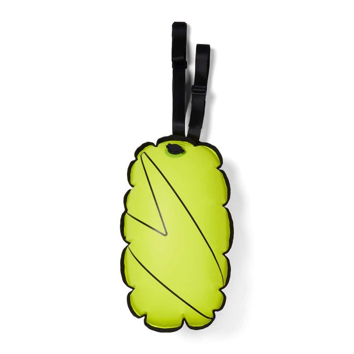 Speedo OW Tow Float in yellow and black, designed for swimming training and safety, with bright color for visibility.