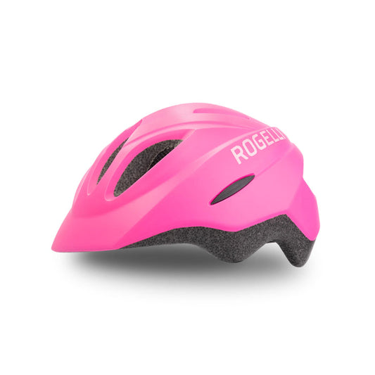 Rogelli Start fietshelm kinderen roze voorkant.