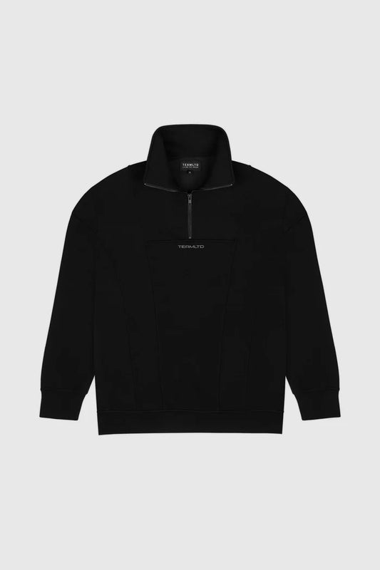 Stretch Fleece 1/4 Zip Sweaters - Front