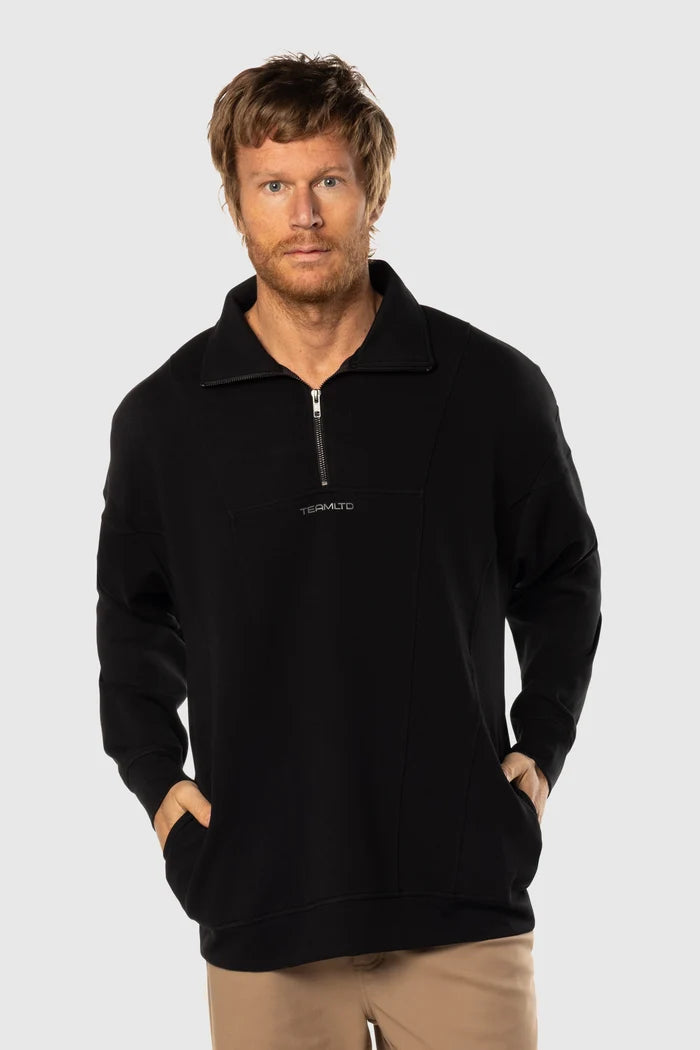 Stretch Fleece 1/4 Zip Sweaters - Back
