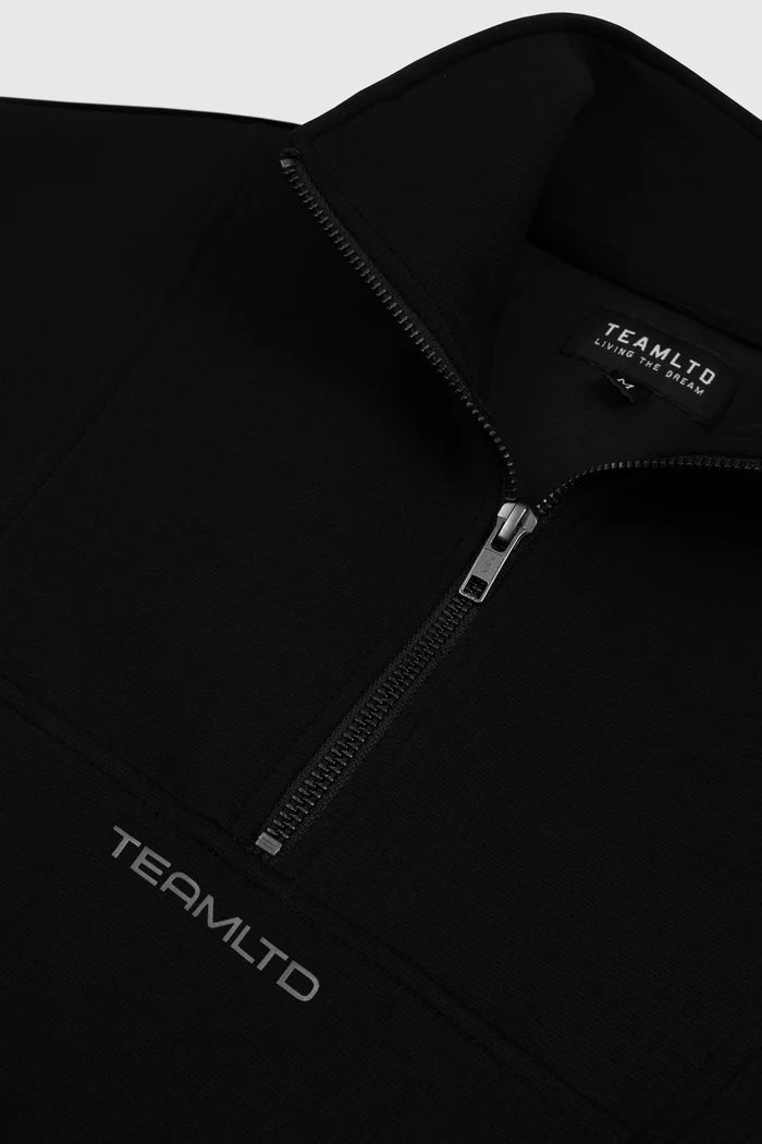 Stretch Fleece 1/4 Zip Sweaters - Detail