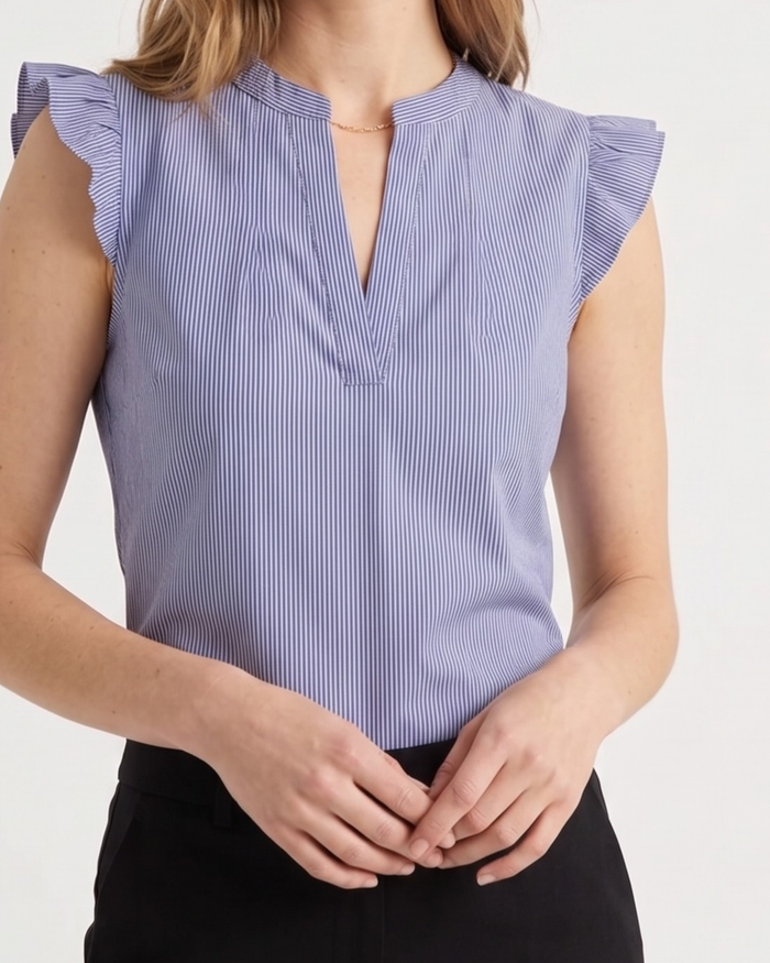 Striped Ruffle