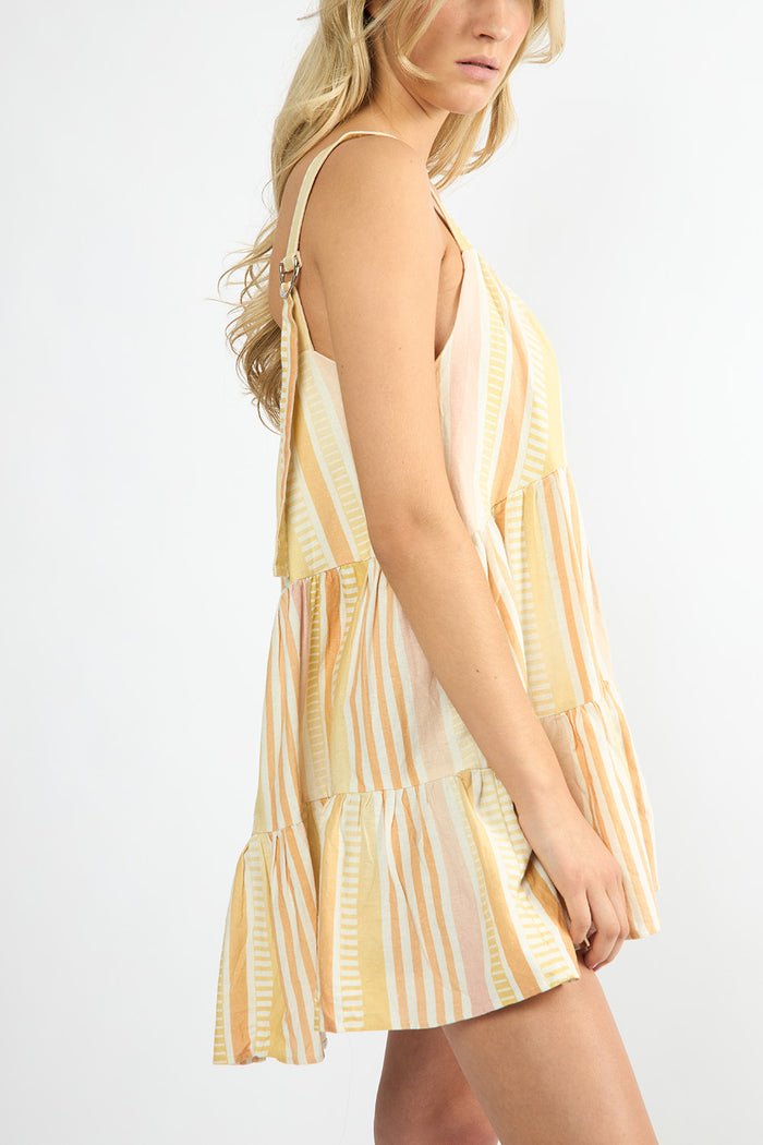 Sun Baby Doll Dress - Stripe