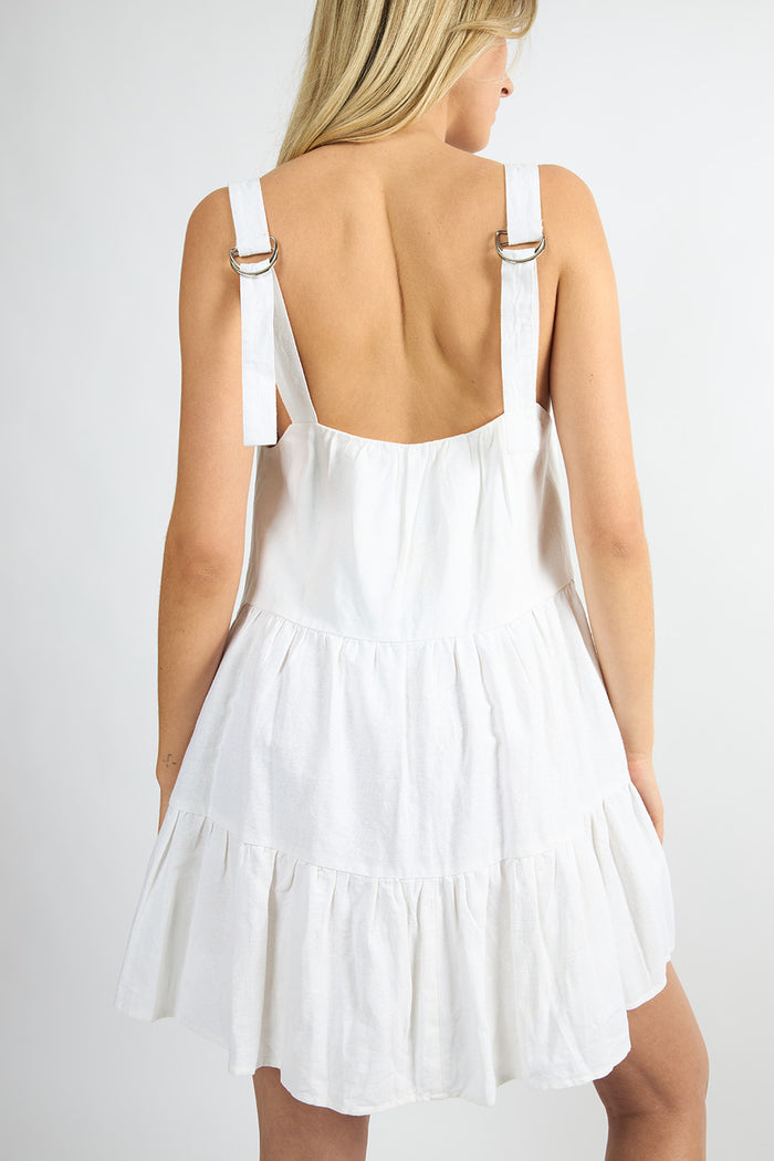 Sun Baby Doll Dress - White