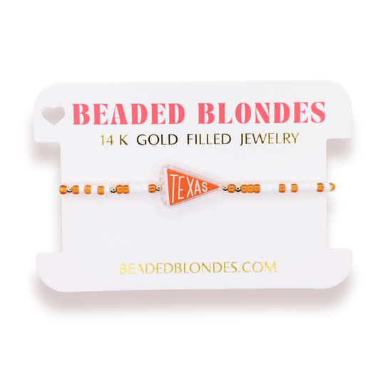 Texas Flag Bracelet on Color