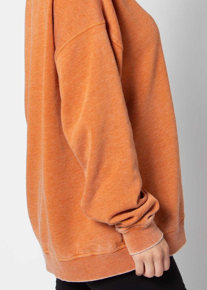 Texas Longhorns Women's Signature Burnout Crewneck Sweatshirt