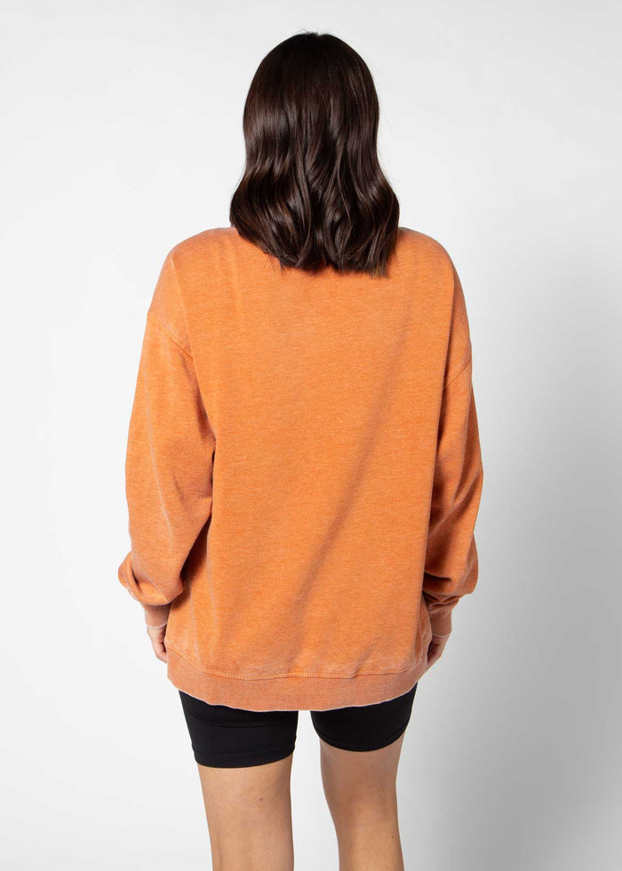 Texas Longhorns Women's Signature Burnout Crewneck Sweatshirt
