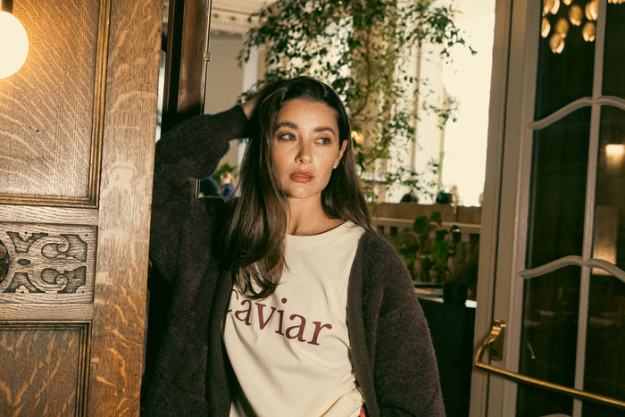 The Boxy Tee Caviar