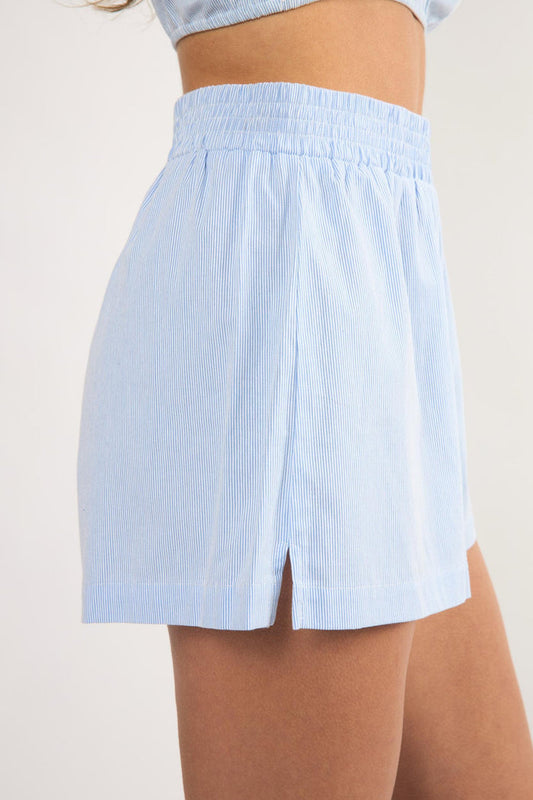The Everyday Shorts - Blue Pinstripe