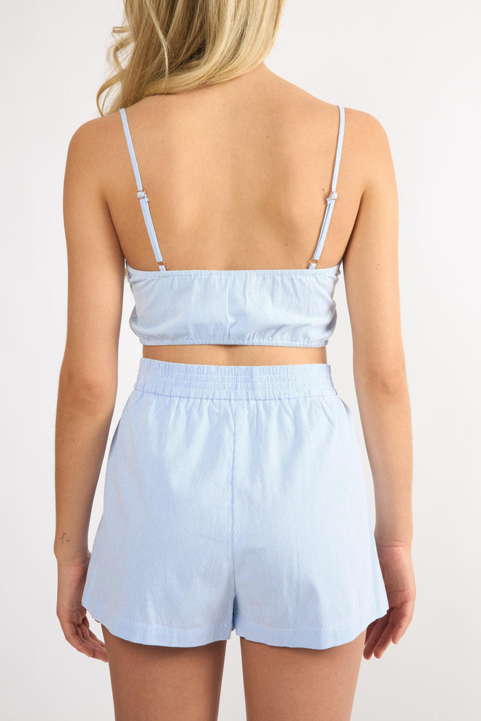 The Everyday Shorts - Blue Pinstripe
