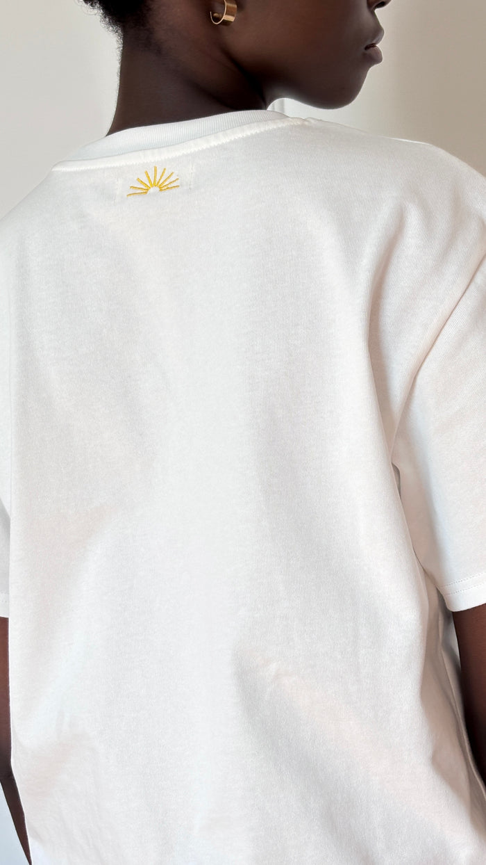 The Parasol Boxy Tee | Oversized Cotton Graphic Tee