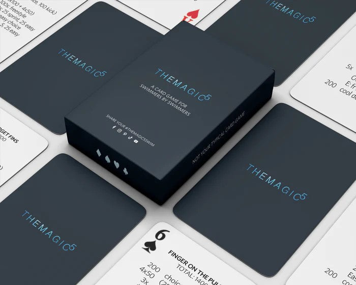 TheMagic5 Card Game box featuring colorful illustrations, designed for fun card gaming by TheMagic5 brand.