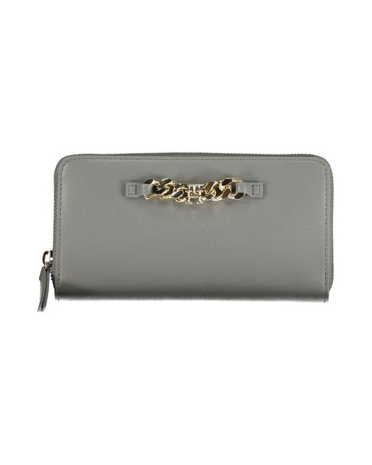 Tommy Hilfiger Grigio Poliuretano Women Wallet