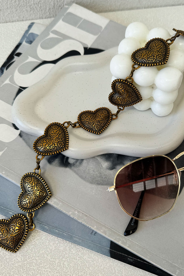 Tough Love Chain Belt - Gold