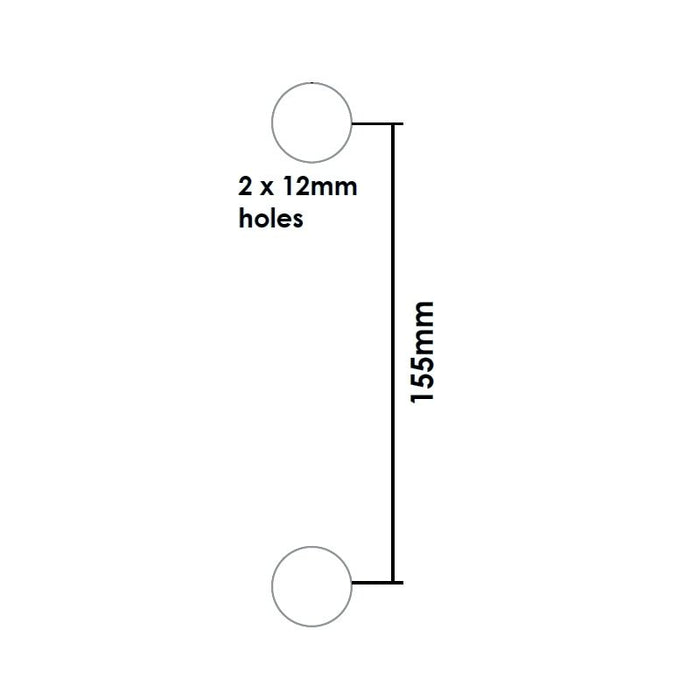 TOWEL RAIL 155MM - Image 4