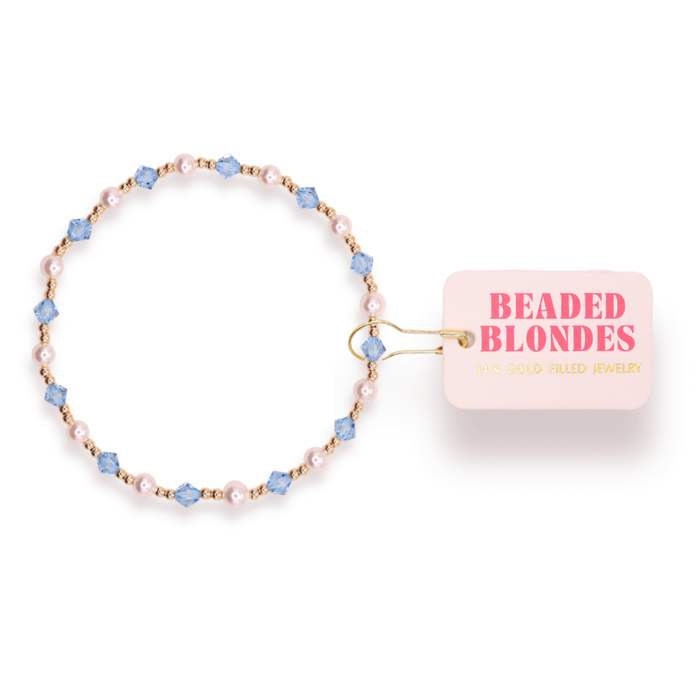 Turquoise Pearl June Bracelet