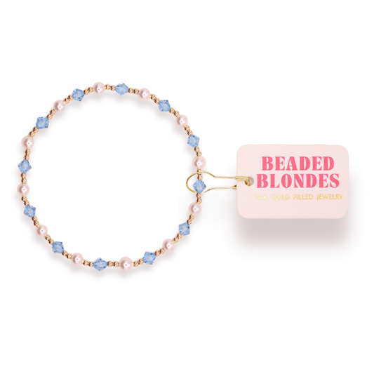 Turquoise Pearl June Bracelet