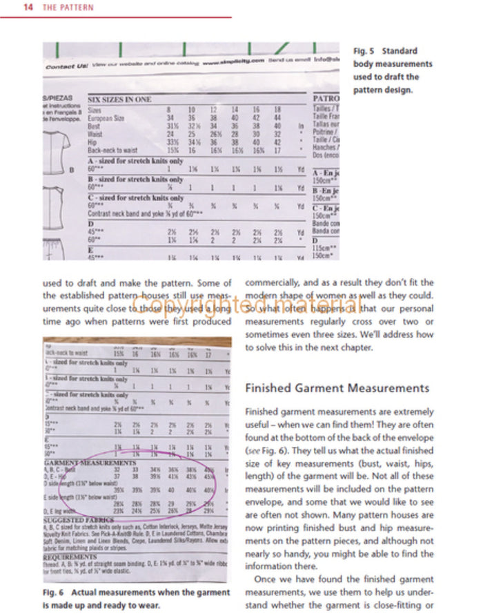 Understanding and Adjusting Sewing Patterns, Gill McBride