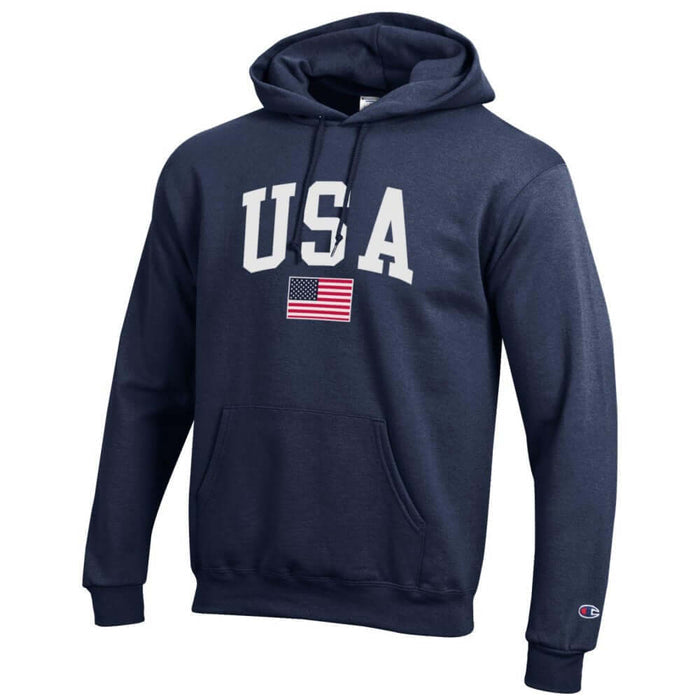 Unisex Champion USA American Flag Hoodie - The Flag Shirt