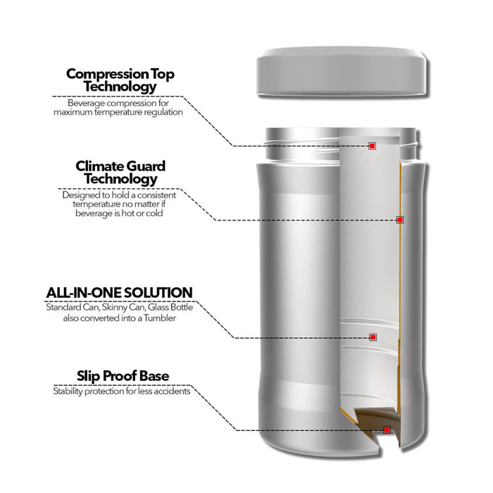 Universal Beer Buddy | Carrara Marble