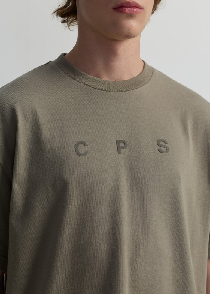 VELVET LOGO CREW NECK TEE