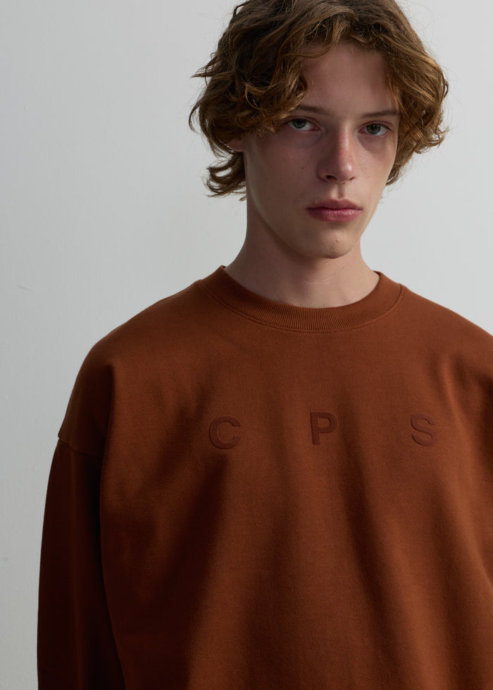 VELVET LOGO PULLOVER SWEATSHIRT