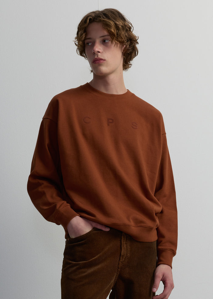 VELVET LOGO PULLOVER SWEATSHIRT