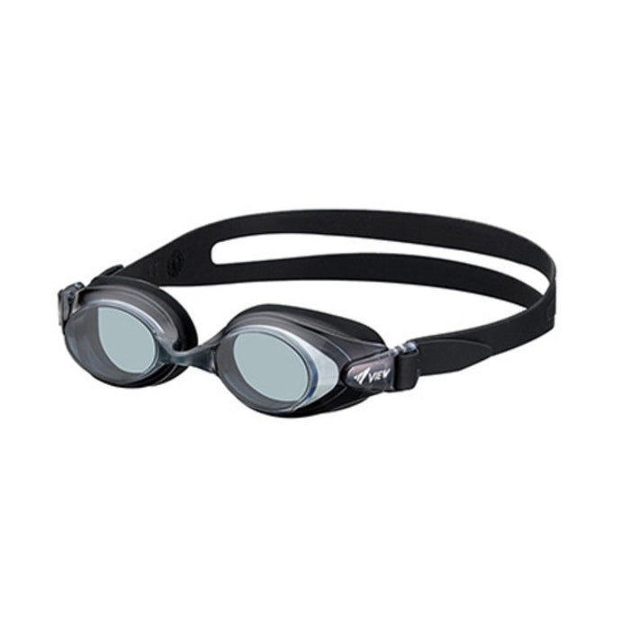 View Ceos Junior Goggle in black, children's swimming goggles with adjustable strap and clear lenses for young swimmers.