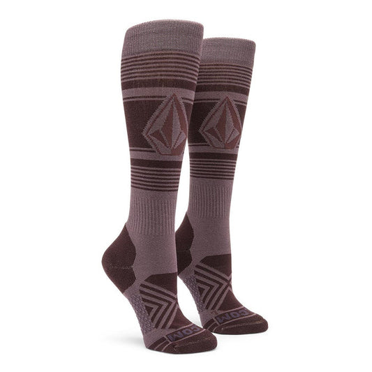 Volcom 2025 Womens Stone Lines Socks - Dusty Lavender