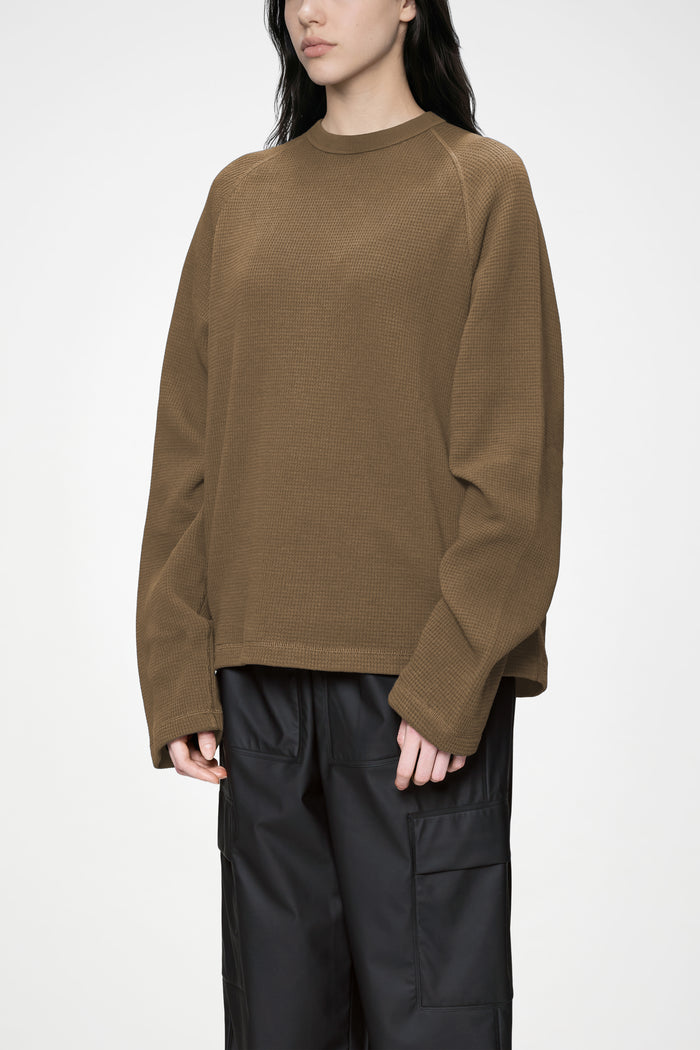 RAINS Waffle Long Sleeve T-Shirt Rains Splinter Long Sleeve
